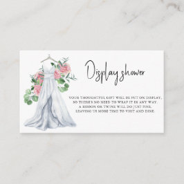 Bröllopsklänning med blommor - Visning Bröllopsdus Tilläggskort