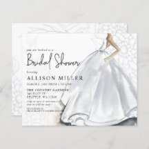 Bröllopsklänning Med Liten Budget Bröllopsdusch In