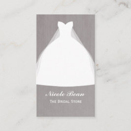 Bröllopsklänning Modern Glamour Bridal Chic Visitkort
