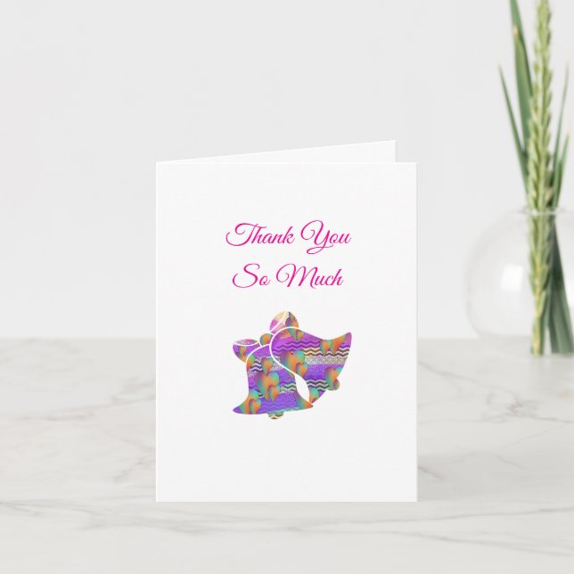 Bröllopsklockor Tackkort (Framsida)