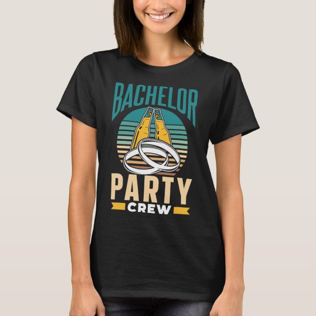 Bröllopskompis Brudgumme Brud Lag  T Shirt (Framsida)