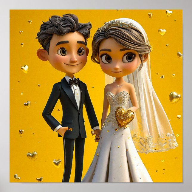 Bröllopskonst Poster (Framsidan)