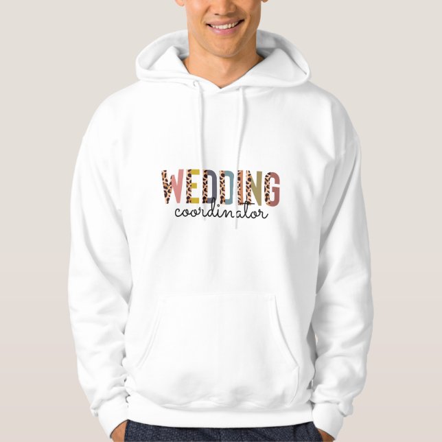 Bröllopskoordinator, bröllopsplanerare hoodie (Framsida)