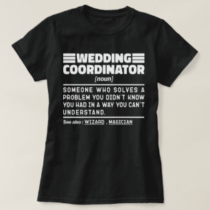 Bröllopskoordinator Substantiv Bröllopsarrangör Ro T Shirt