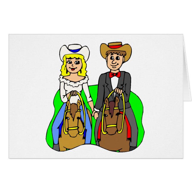 Bröllopskort 11 hälsningskort (Framsidan Horizontal)