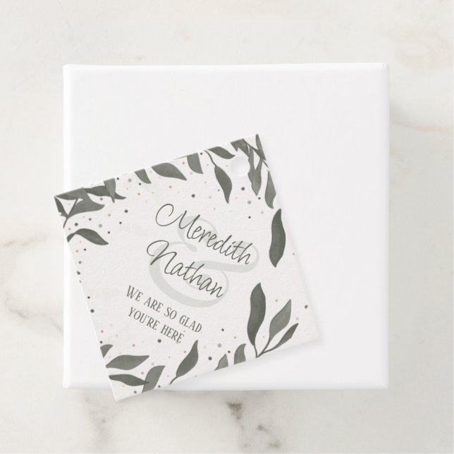 Bröllopskort Enkla Moderna Trendiga Inspirationsko Gåvor Etiketter (På plats)