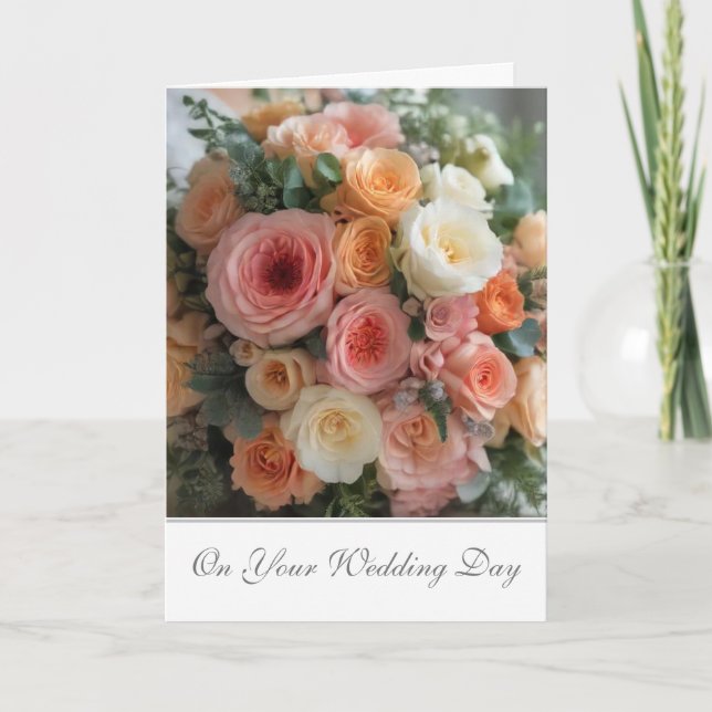 Bröllopskort för brud kort (Framsida)