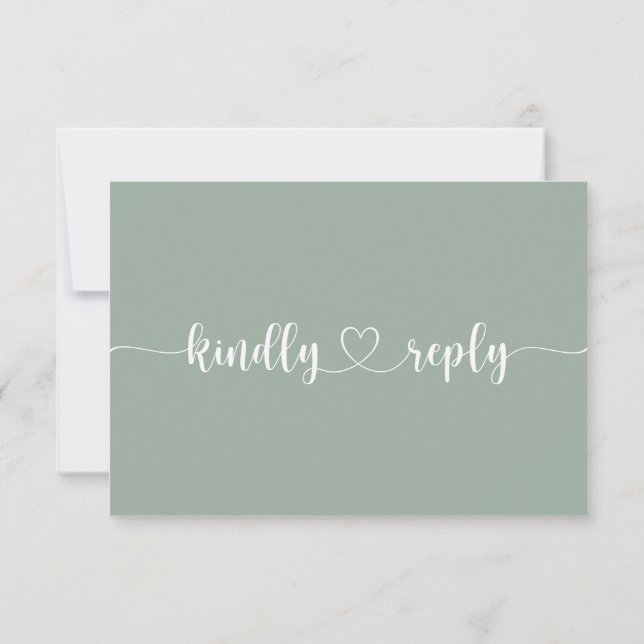 Bröllopskort för svar med rosafärgad blomsterdekor inbjudningar (Baksida)