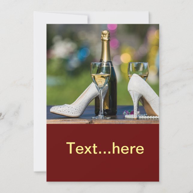 Bröllopskort Inbjudan (Framsida)