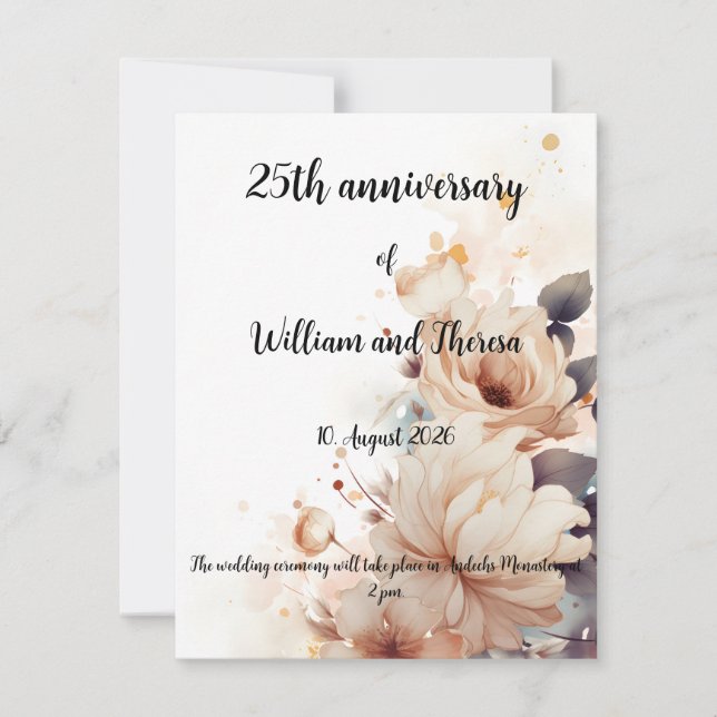 Bröllopskort Inbjudningar (Framsida)