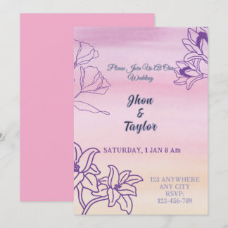 Bröllopskort Inbjudningar