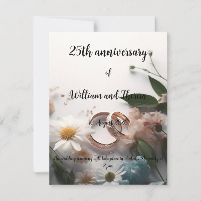 Bröllopskort Inbjudningar (Framsida)