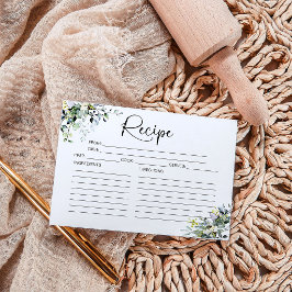 Bröllopskort med Greenery-recept Inbjudningar