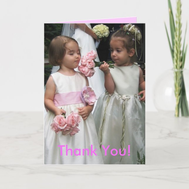 Bröllopskort Tack Kort (Framsida)