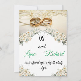 bröllopskortdesign inbjudningar