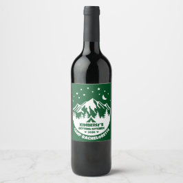 Bröllopsläger Möhippa Vinflaska Etikett