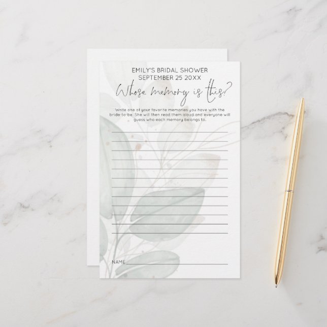 Bröllopslek Vilket Minne Höstlöv (Fram/Back In Situ)