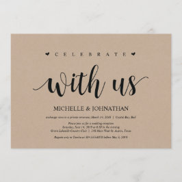 Bröllopslöfte, fira med oss Inbjudningar