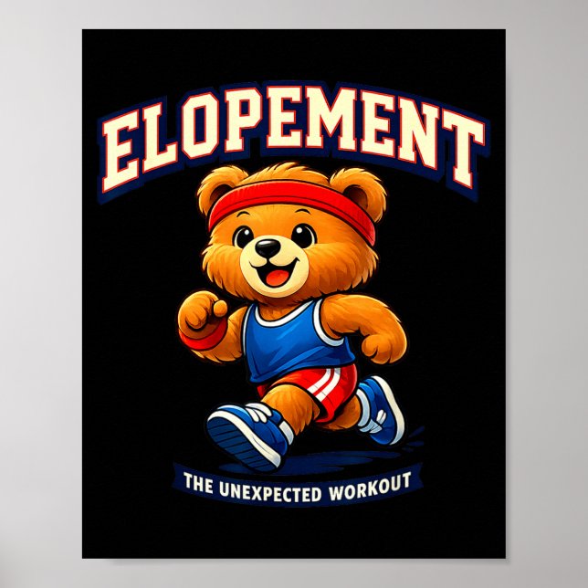 Bröllopslömskhet det oväntade träningspasset tvätt poster (Framsidan)