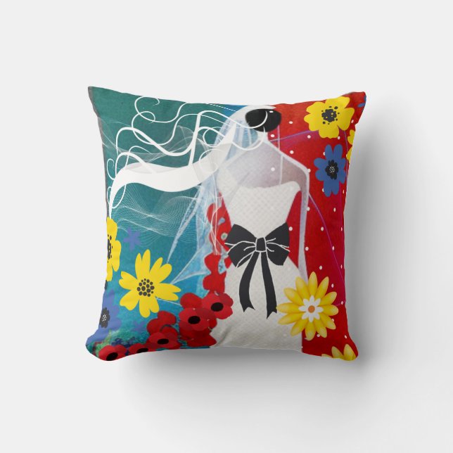 Bröllopslycka Kudde (Framsida)