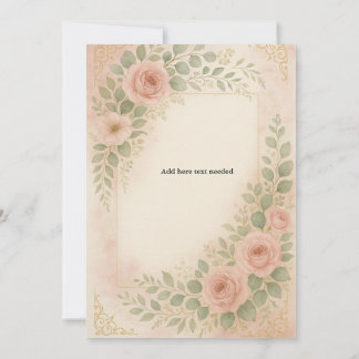 Bröllopsmall enkel inbjudningar