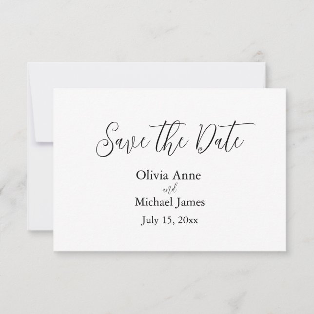 Bröllopsmallar Spara datumet (Framsida)