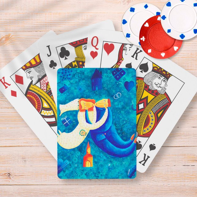 Bröllopsmålningen Samtidskonst Casinokort (Skapare uppladdad)