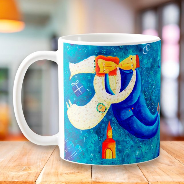 Bröllopsmålningen Samtidskonst Kaffemugg (Skapare uppladdad)