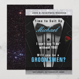 Bröllopsman Tuxedo Inbjudan Anpassa