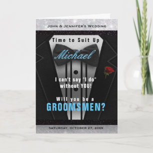 Bröllopsman Tuxedo Inbjudan Klä Upp