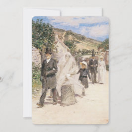 Bröllopsmarsch av Robinson, Impressionism Konst Inbjudningar