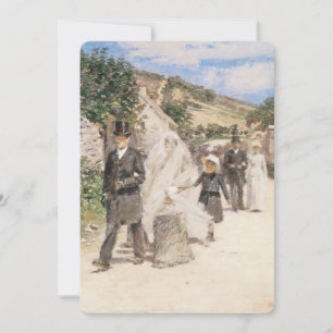 Bröllopsmarsch av Robinson, Impressionism Konst Inbjudningar