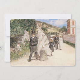 Bröllopsmarsch av Robinson, Vintage Impressionism Inbjudningar