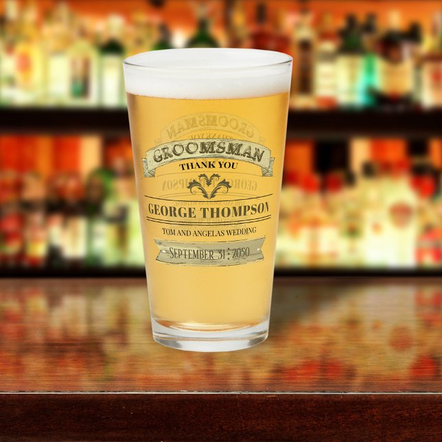 Bröllopsmarskalk Vintage Klassisk Enkel Glas (Skapare uppladdad)