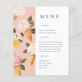 Bröllopsmeny för 'Hon har skoporats upp'