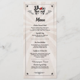 Bröllopsmeny Rustika Kallar Rosor Menyer Inbjudningar