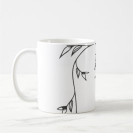 Bröllopsmonogram Klassisk kaffemugg
