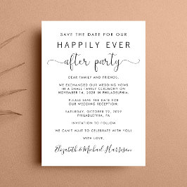 Bröllopsmottagning Spara datum Meddelande