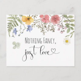 Bröllopsmottagningsinbjudan Vykort