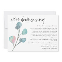 Bröllopsnedskalningsmanus Modern Eucalyptus