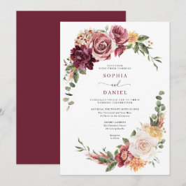 Bröllopsningskort för Land Boho Inbjudningar