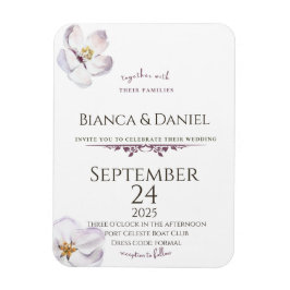 Bröllopsormagnet, Blommarna Vatten Färg Magnet