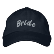 Bröllopsparty Broderad Hatt, Anpassad Brud Bröllop