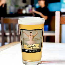 Bröllopsplatshållare Mugg Serie: Bartendern Glaskopp