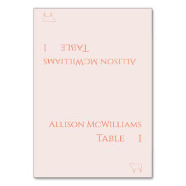 Bröllopsplatskort-Köttikon-Rosablush Bordsnummer