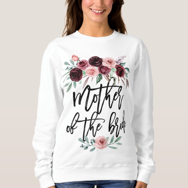 Bröllopspresent för brud mamma mor till bruden t shirt (Framsida)