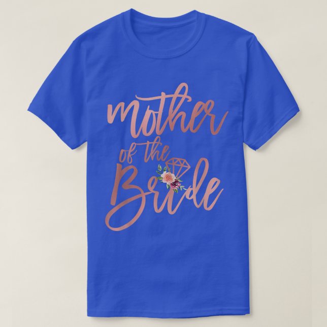 Bröllopspresent för mamma från bruden Mor1295 T Shirt (Design framsida)