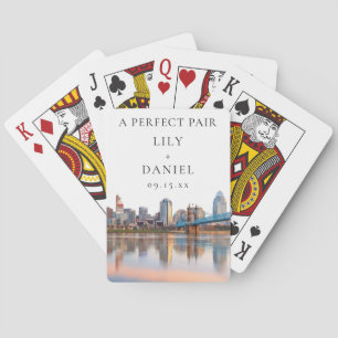 Bröllopspresent i Cincinnati perfekt parfavor Casinokort
