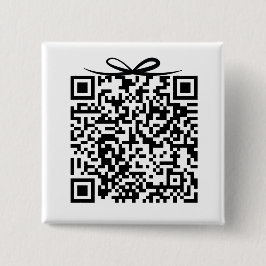 Bröllopspresent QR-kod med band presentlåda Knapp