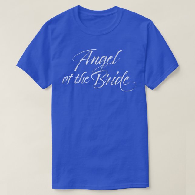 Bröllopspresentfavoriter för bruden Mor Ängel T Shirt (Design framsida)